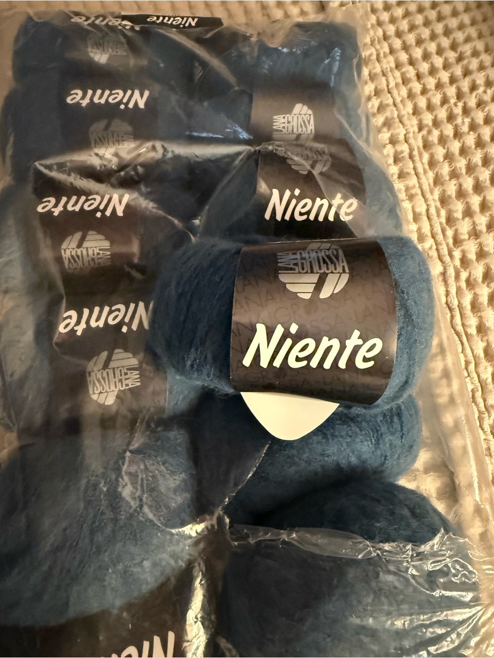 Soft Wool Blend Yarn — Deep Teal Home Fiber Art